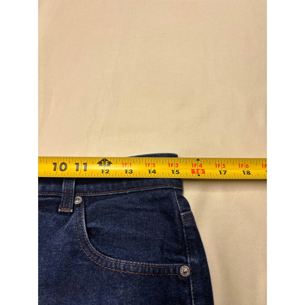 AG Adriano Goldschmied x EmRata Wide Leg Jeans Indigo Blue Womens 29X32 PW30063 - Picture 7 of 12